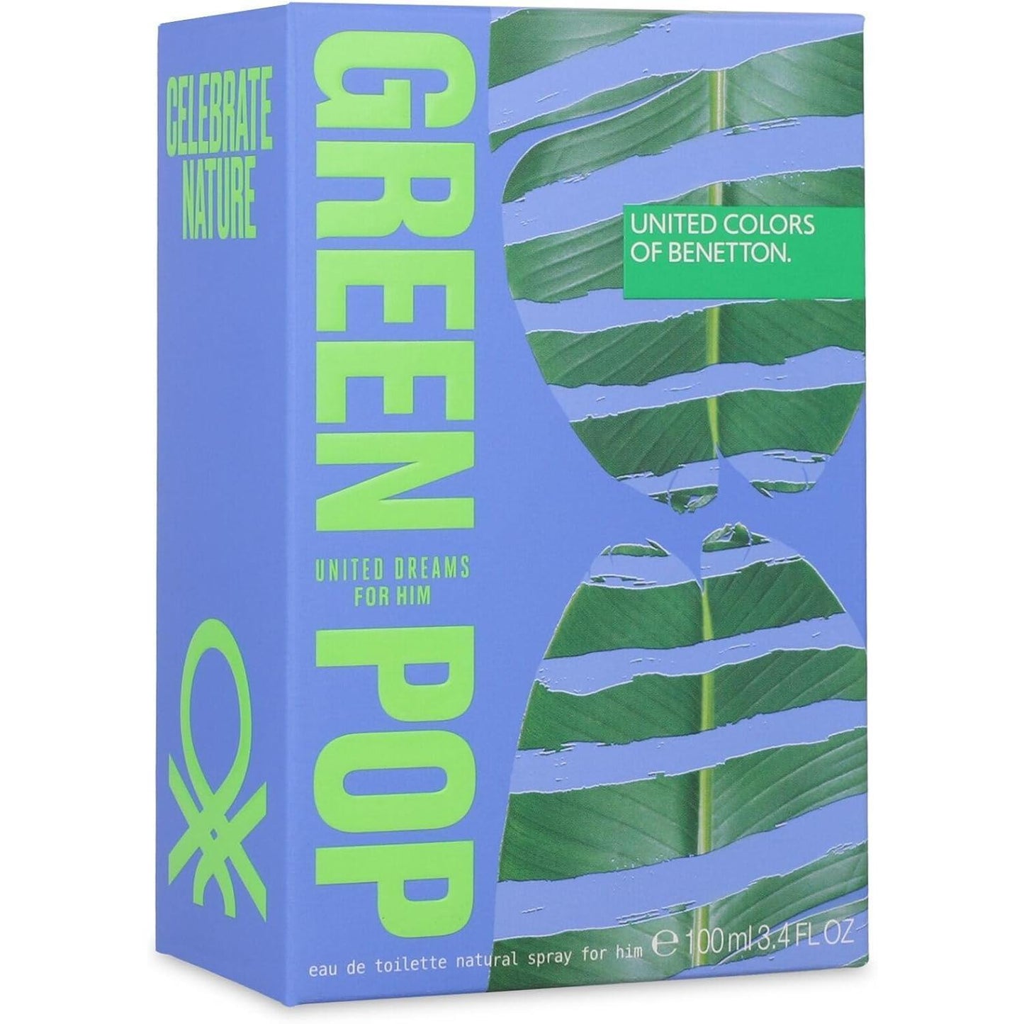 Benetton Green Pop 100Ml Edt Spray - Hombre