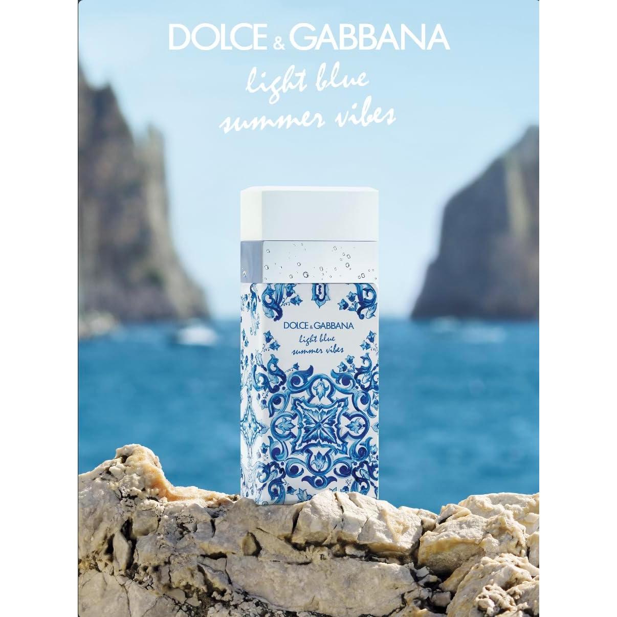 Light Blue Summer Vibes Dolce Gabbana 100 ml Edt Spray - Perfume para Mujer