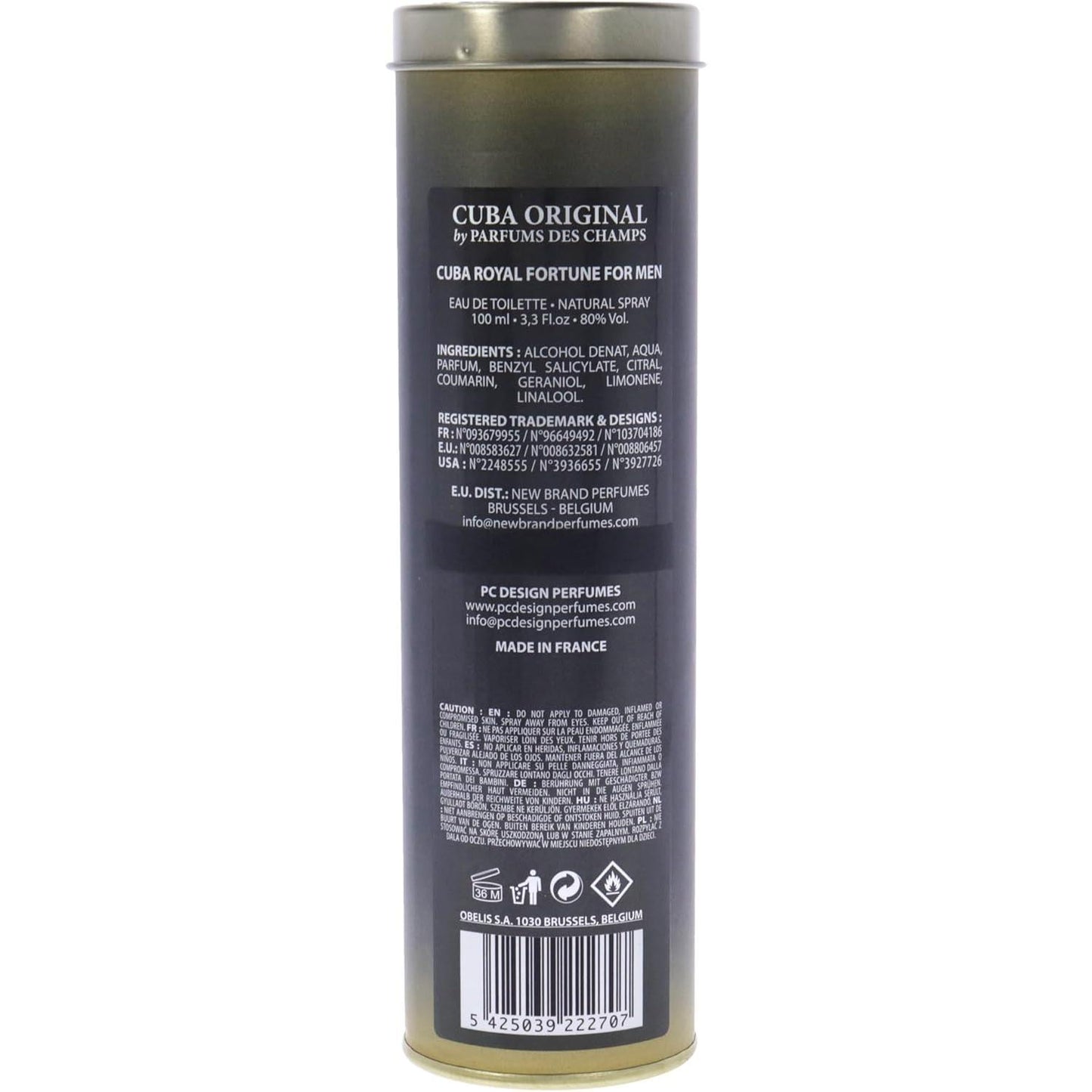 Cuba Royal Fortune Des Champs 100 ml Edt Spray - Hombre