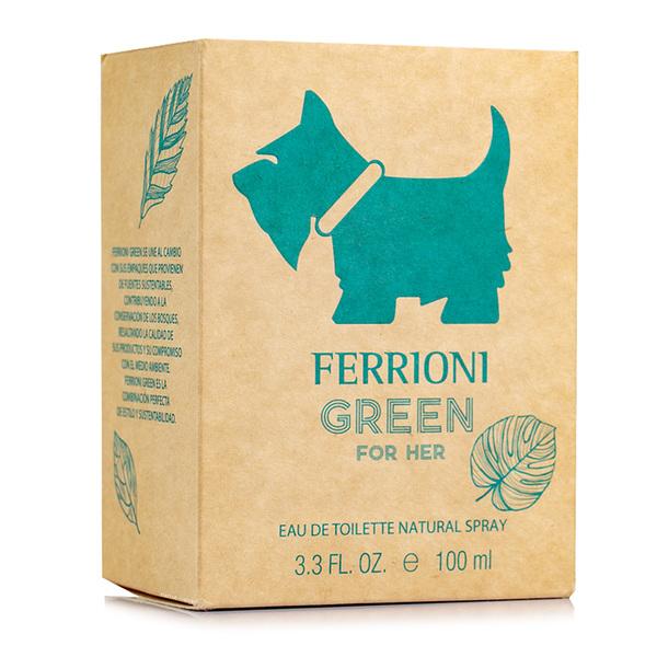 Ferrioni Green For Her 100Ml Edt Spray - Mujer