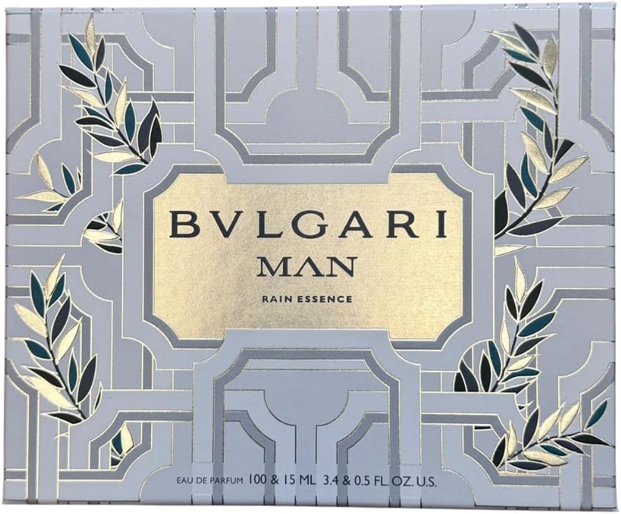Set Bvlgari Man Rain Essence 2Pzs 100Ml Edp Spray/ 15Ml Edp Spray - Hombre