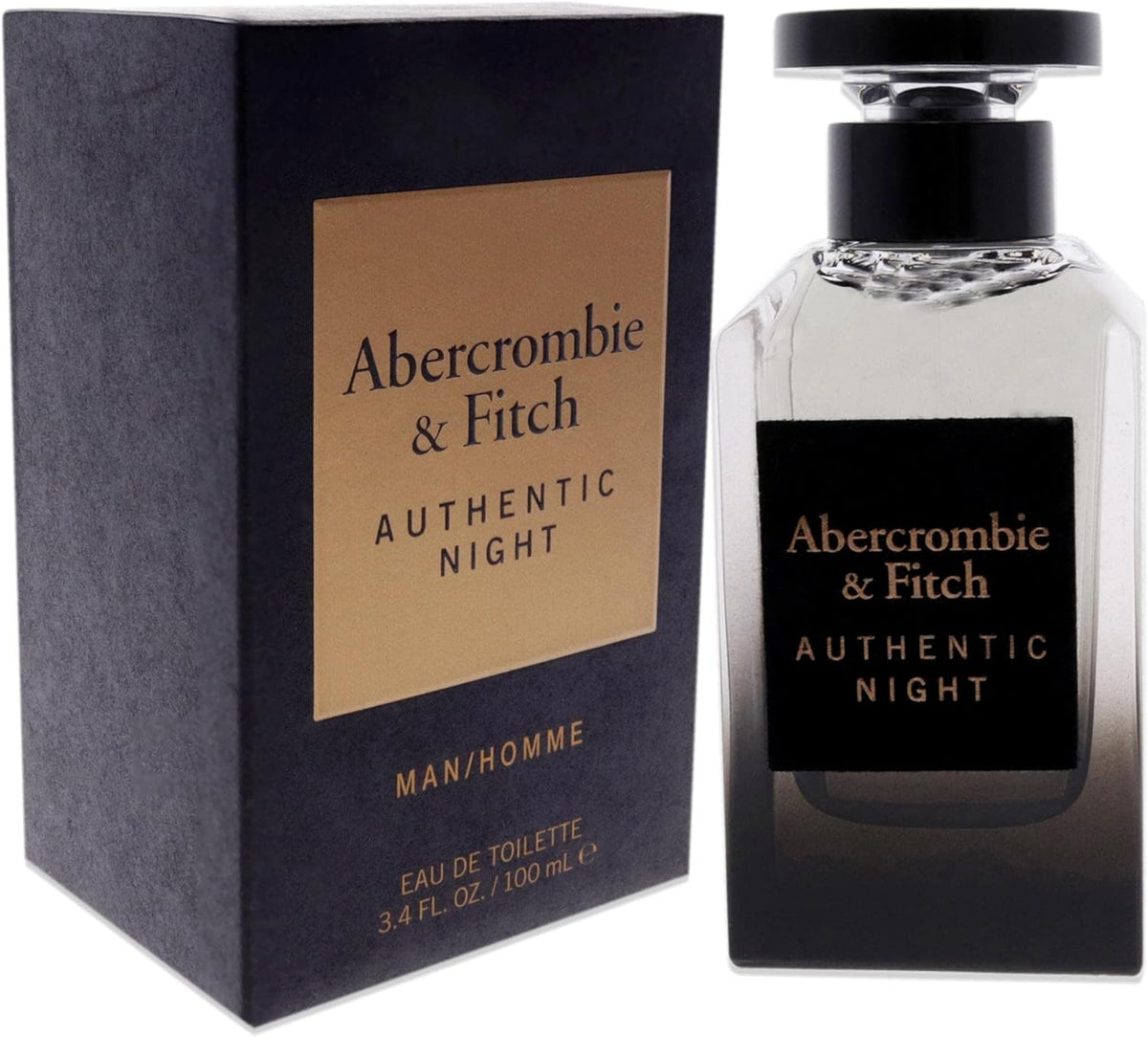 Abercrombie & Fitch Authentic Night Man 100 ml Edt Spray - Hombre