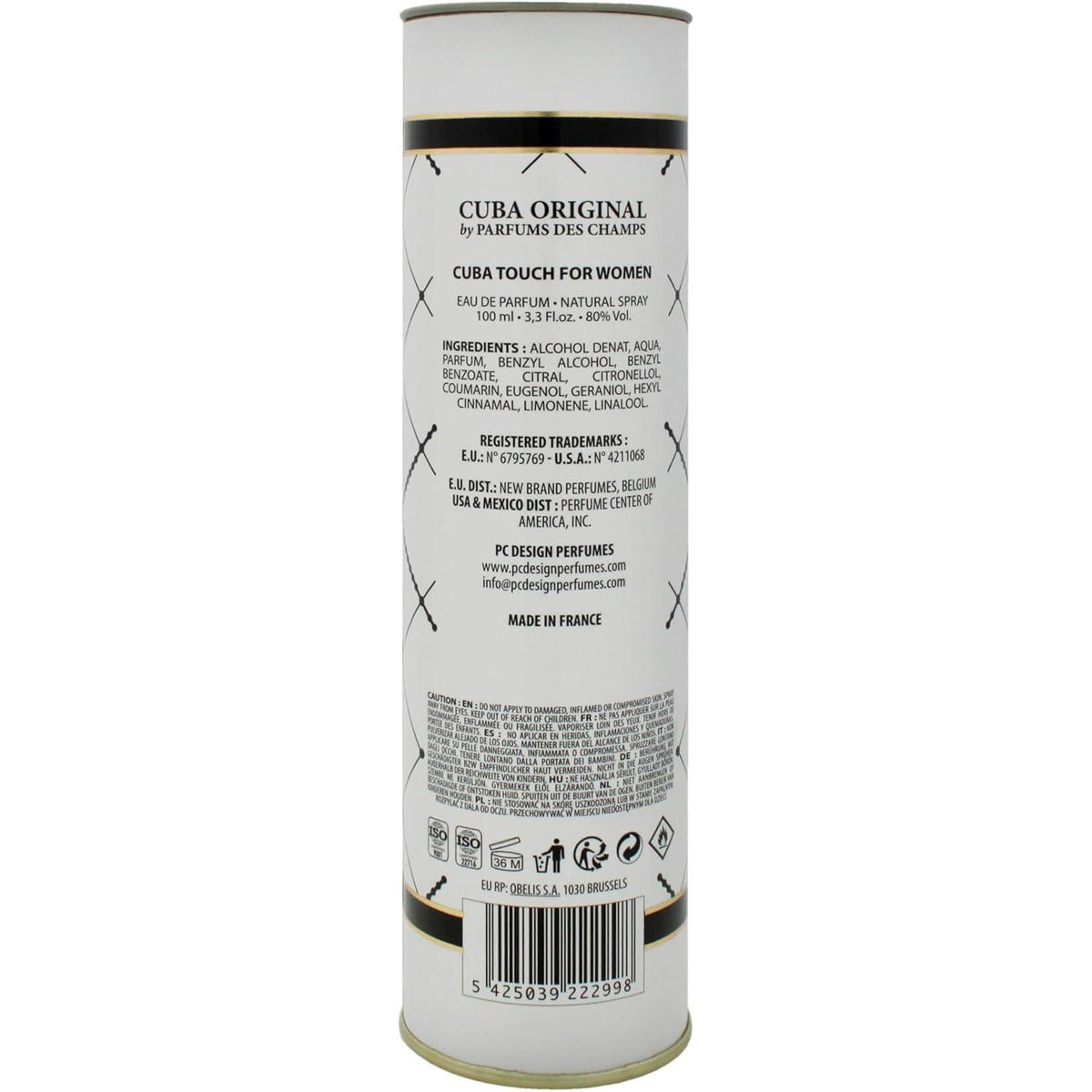 Cuba Touch Des Champs 100 ml Edp Spray - Mujer