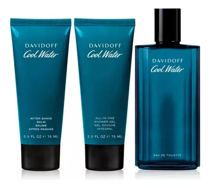Set Cool Water 3Pzs 125Ml Edt Spray/ Shower Gel 75Ml/ After Shave 75Ml - Hombre
