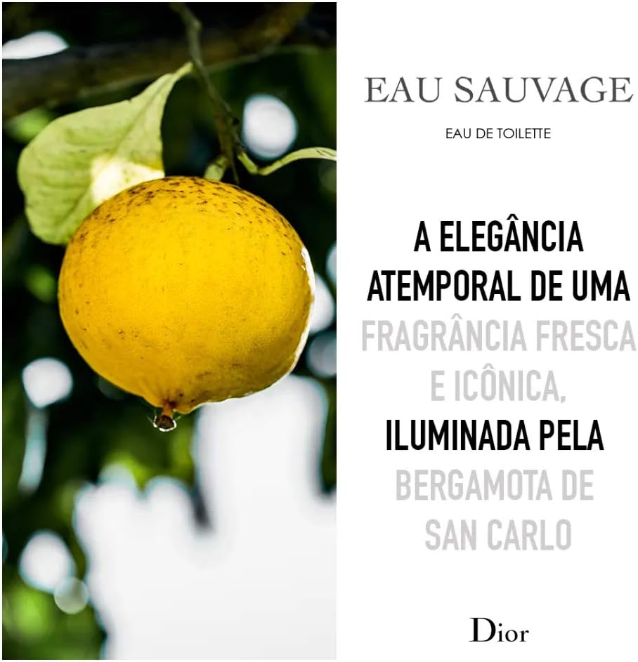 Eau Sauvage Christian Dior 100 ml Edt Spray - Hombre