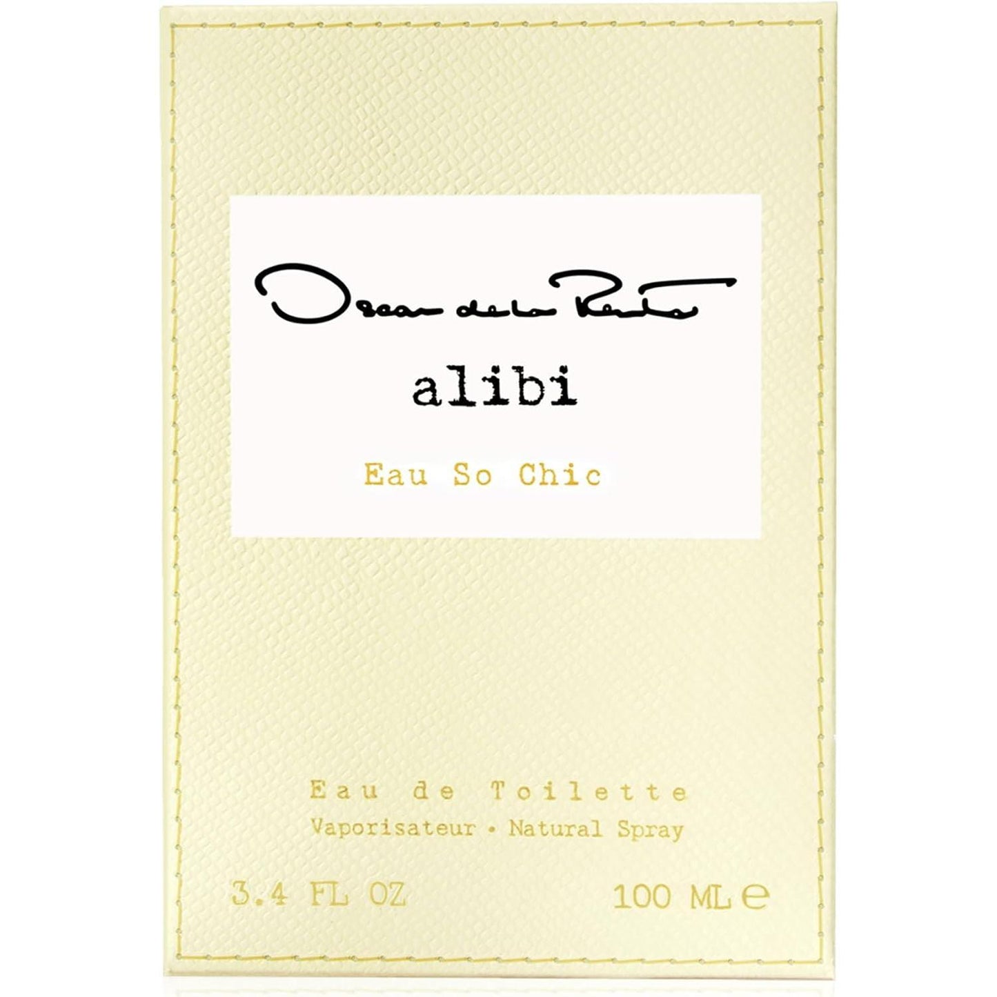 Oscar De La Renta Alibi Eau So Chic 100Ml Edt Spray - Mujer