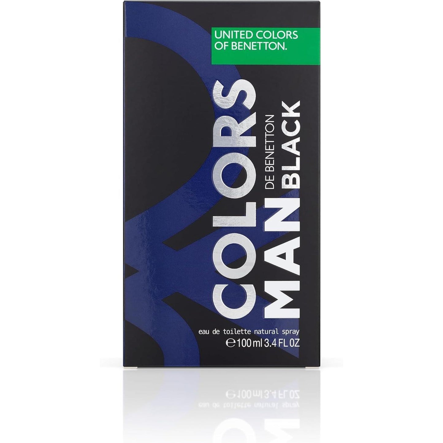 Colors Black Benetton 100 ml Edt Spray - Hombre