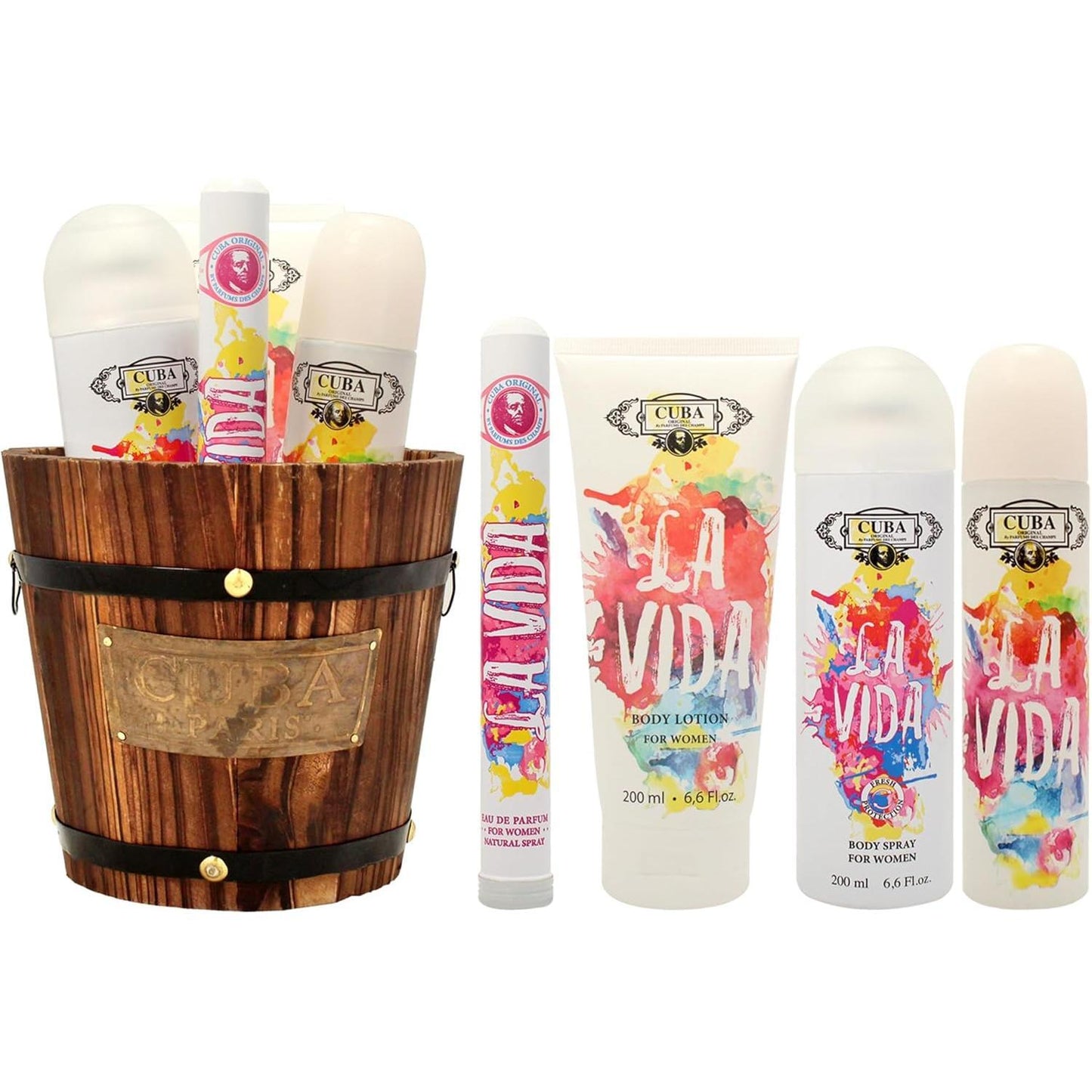 Set Cubeta Cuba La Vida Des Champs 5 Pz - Mujer