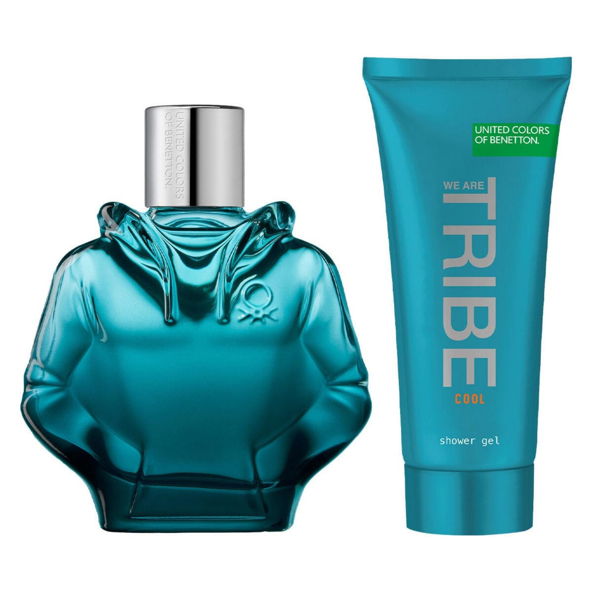 Set Benetton We Are Tribe Cool 2Pzs 90Ml Edt Spray/ Shower Gel 75Ml - Hombre