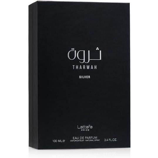 Tharwah Silver Lattafa 100ml Edp Spray - Hombre