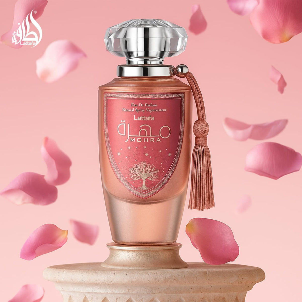 Lattafa Mohra Silky Rose 100 ml Edp Spray - Mujer