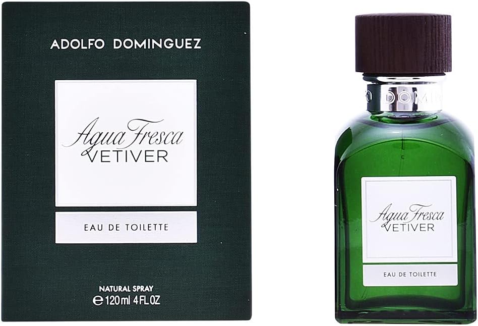 Agua Fresca Vetiver Caballero Adolfo Dominguez 120 ml Edt Spray - Hombre