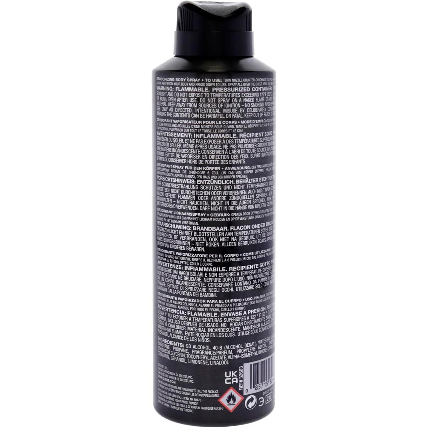 Guess Uomo Est 1981 226Ml Desodorante Body Spray - Hombre