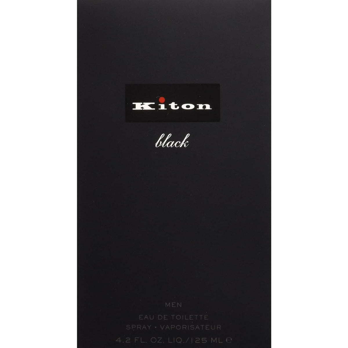 Kiton Black Kiton 125 ml Edt Spray - Hombre