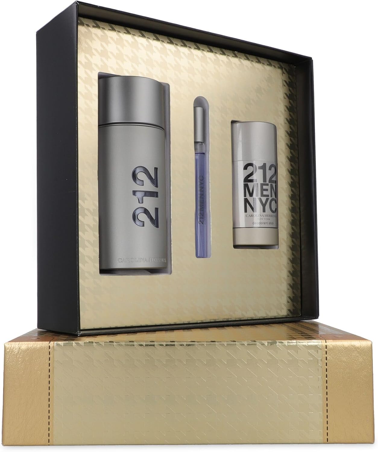 Set 212 Men 3Pzs 100Ml Edt Spray/ Desodorante Stick 75Ml/ 10Ml Edt Spray - Hombre