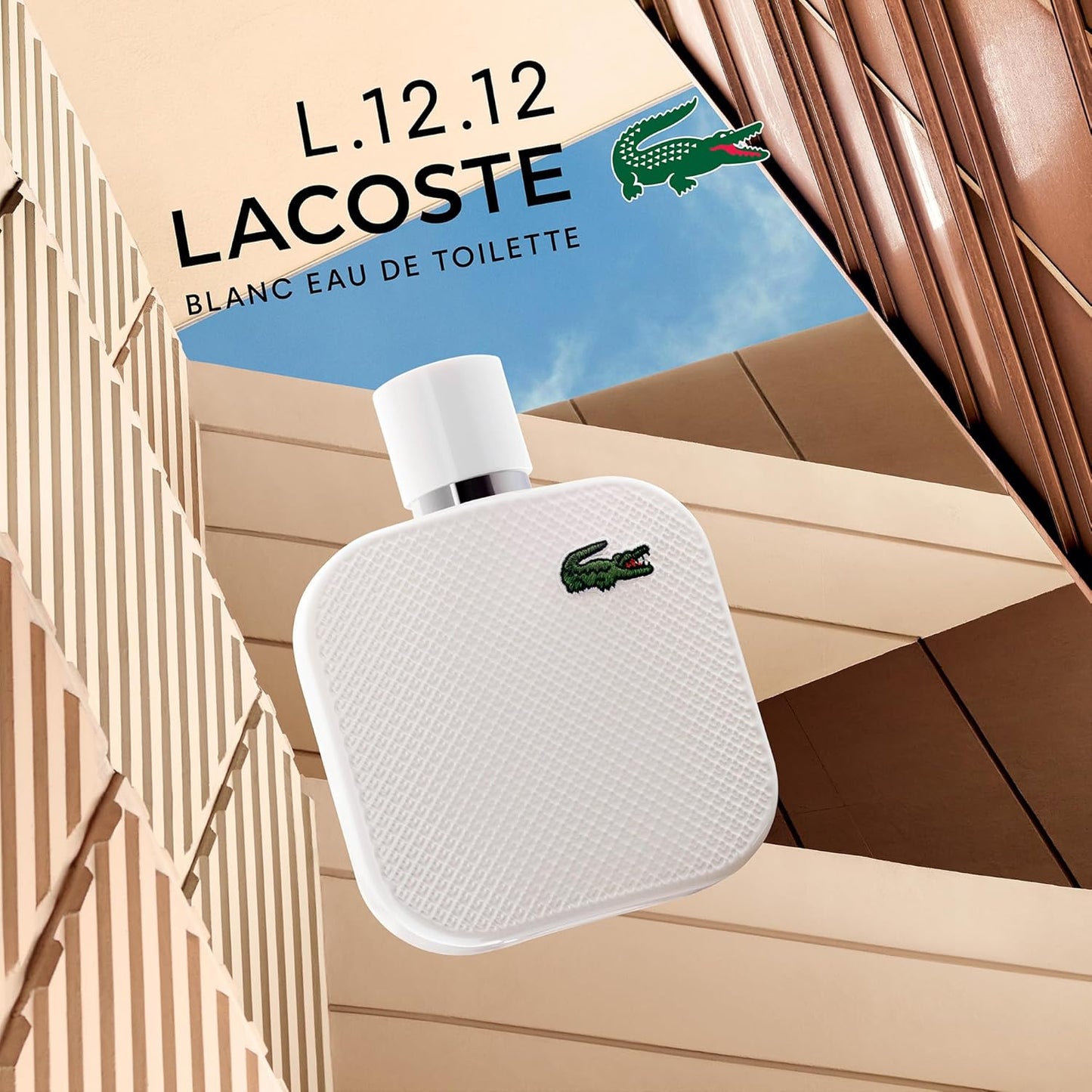 Eau De Lacoste L.12.12 Blanc Pure Lacoste 175 ml Edt Spray - Hombre