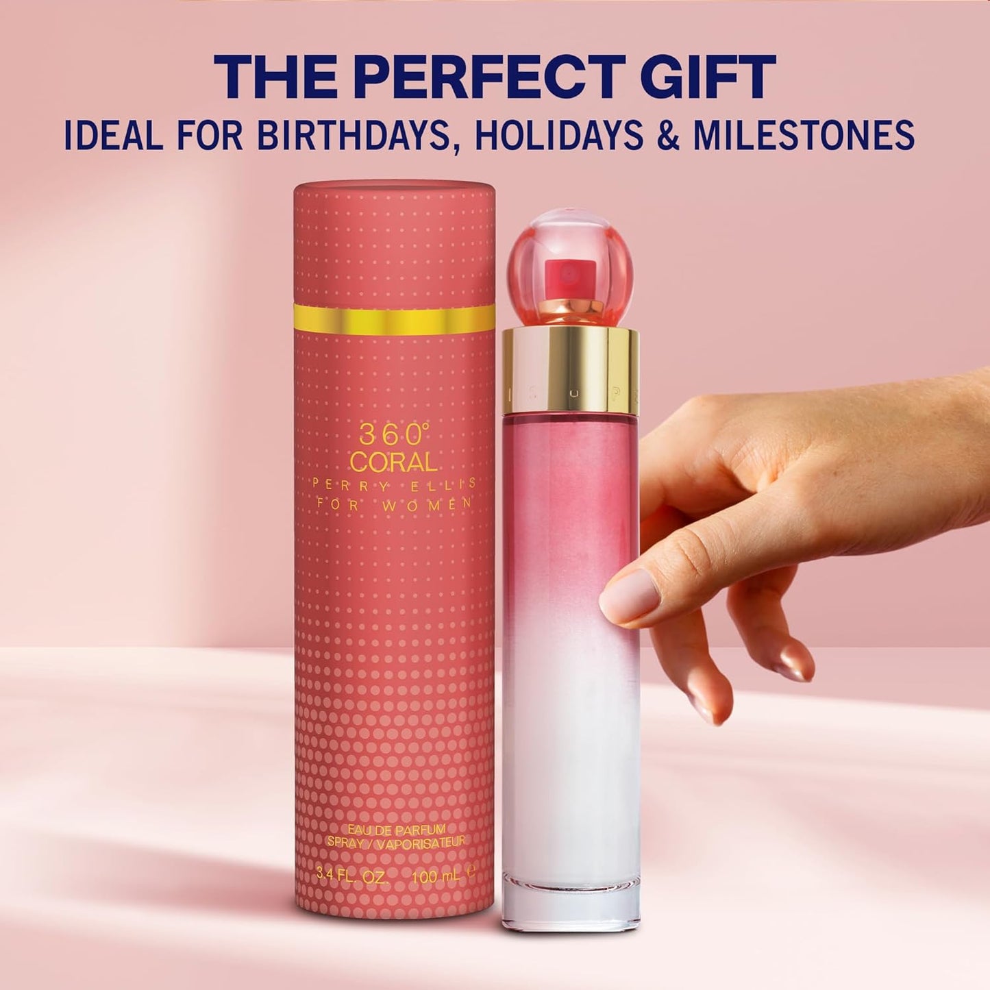 360 Coral Perry Ellis 100 ml Edp Spray - Mujer