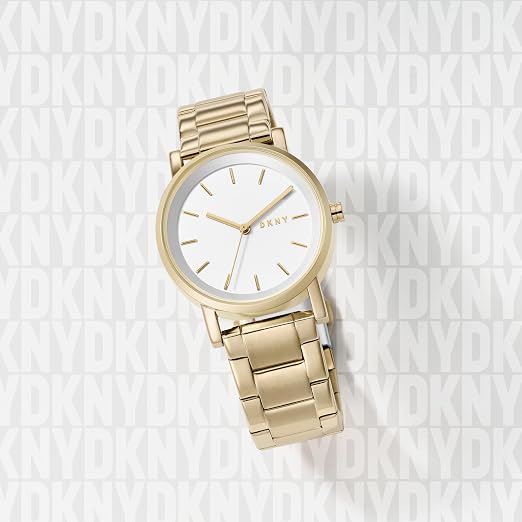 Donna Karan DKNY Reloj Ny2342 para Mujer con Diseño Elegante y Pulsera de Acero Inoxidable Dorado