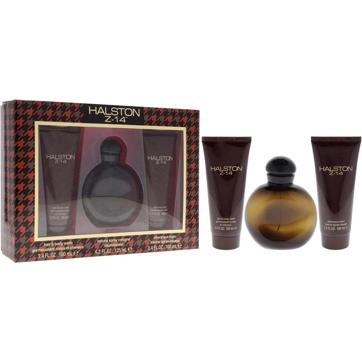 Set Halston Z-14 3Pzs 125Ml Edc Spray/ After Shave 100Ml/ Body Wash 100Ml - Hombre