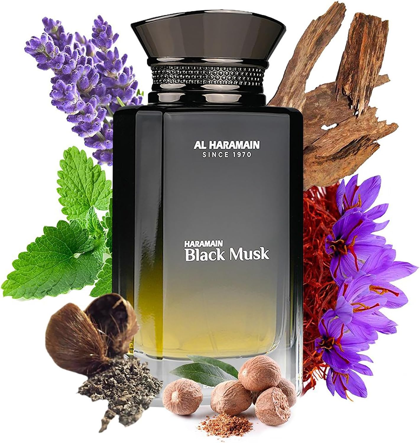 Haramain Black Musk Unisex Al Haramain 100 ml Edp Spray - Hombre
