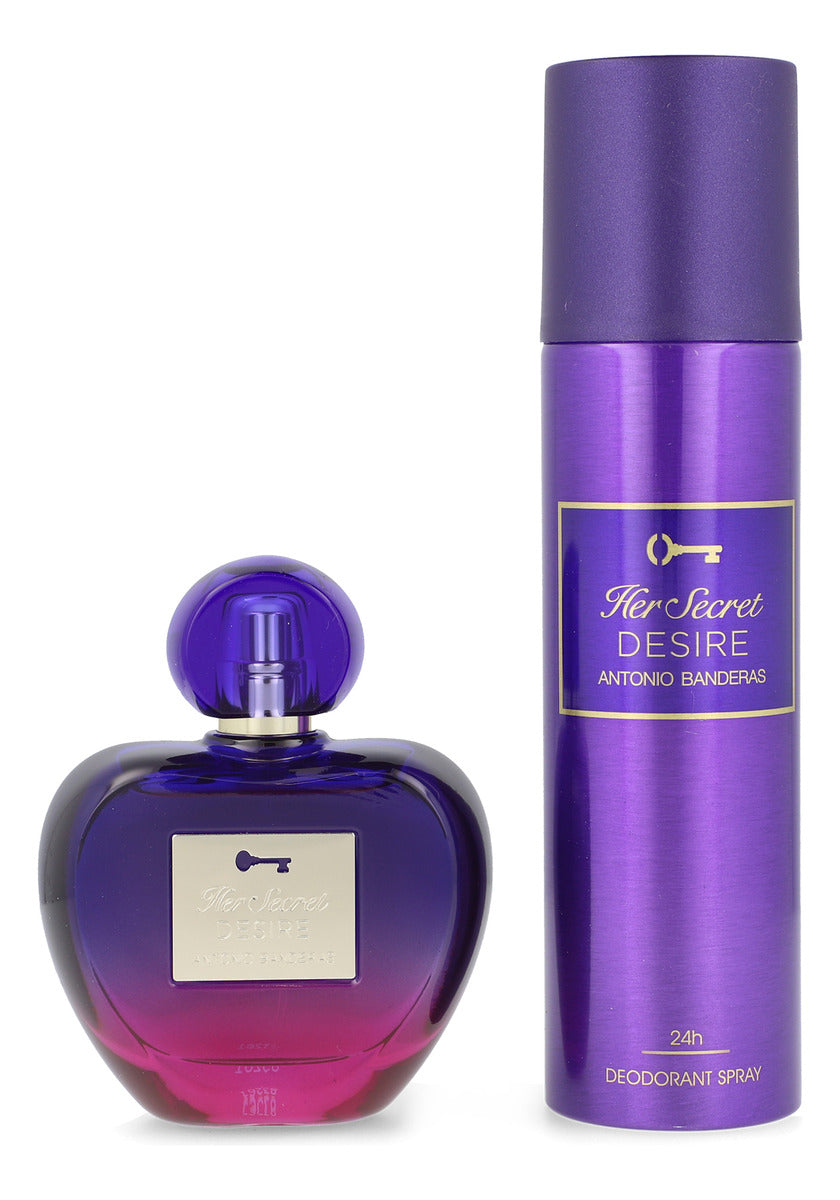 Set Her Secret Desire Dama Antonio Banderas 2 Pz