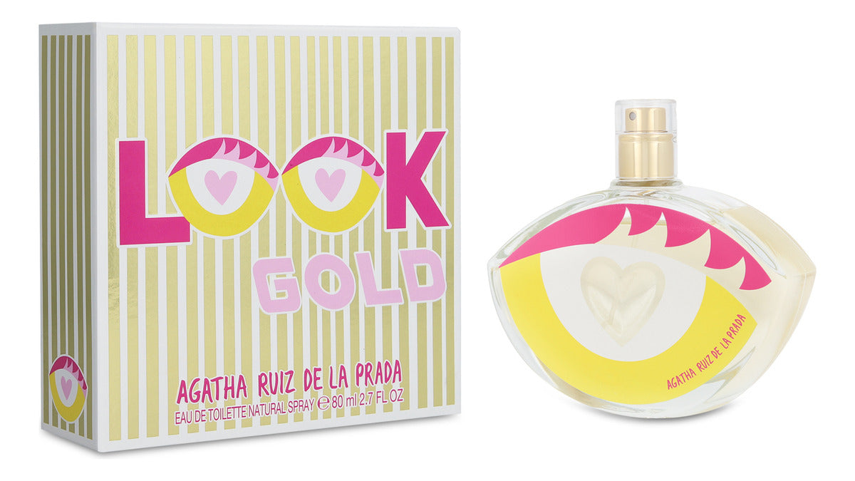 Look Gold Dama Agatha Ruiz De La Prada 80 ml Edt Spray