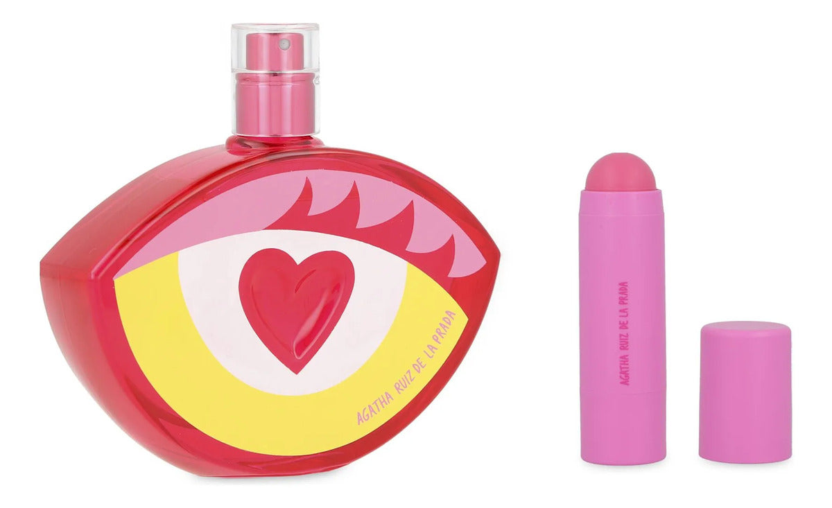 Set Agatha Look 2Pzs 80Ml Edt Spray/ Lip Stick 5G - Mujer