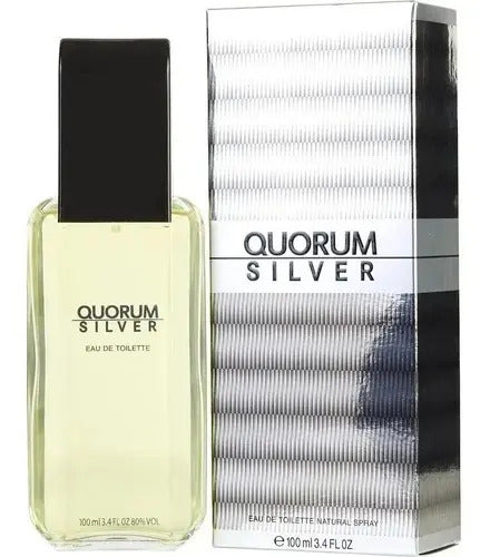 Quorum Silver Caballero Antonio Puig 100 ml Edt Spray - Hombre