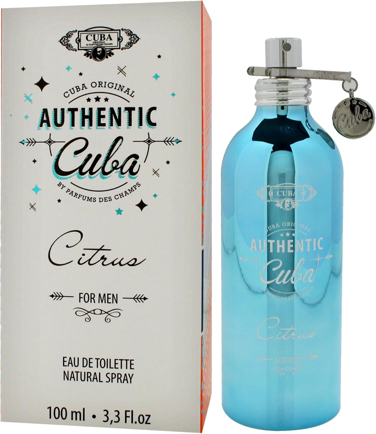 Cuba Authentic Citrus 100Ml Edt Spray - Hombre