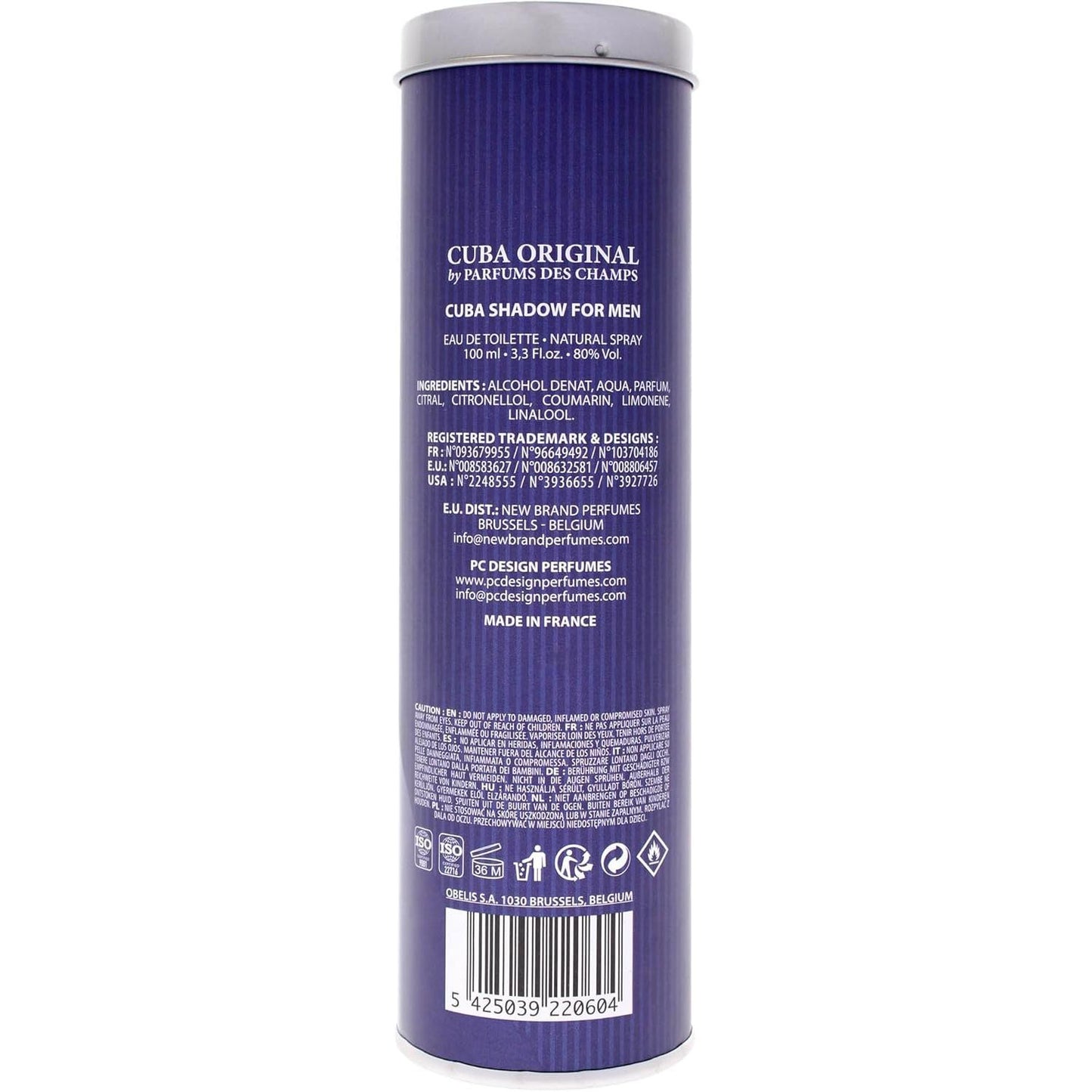 Cuba Shadow Des Champs 100 ml Edt Spray - Hombre