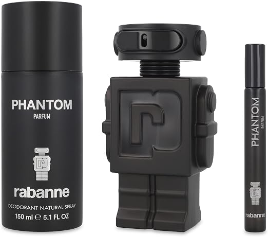 Set Phantom Parfum 3Pzs 100Ml Edp Spray/ Desodorante 150Ml Spray/ 10Ml Edp Spray - Hombre