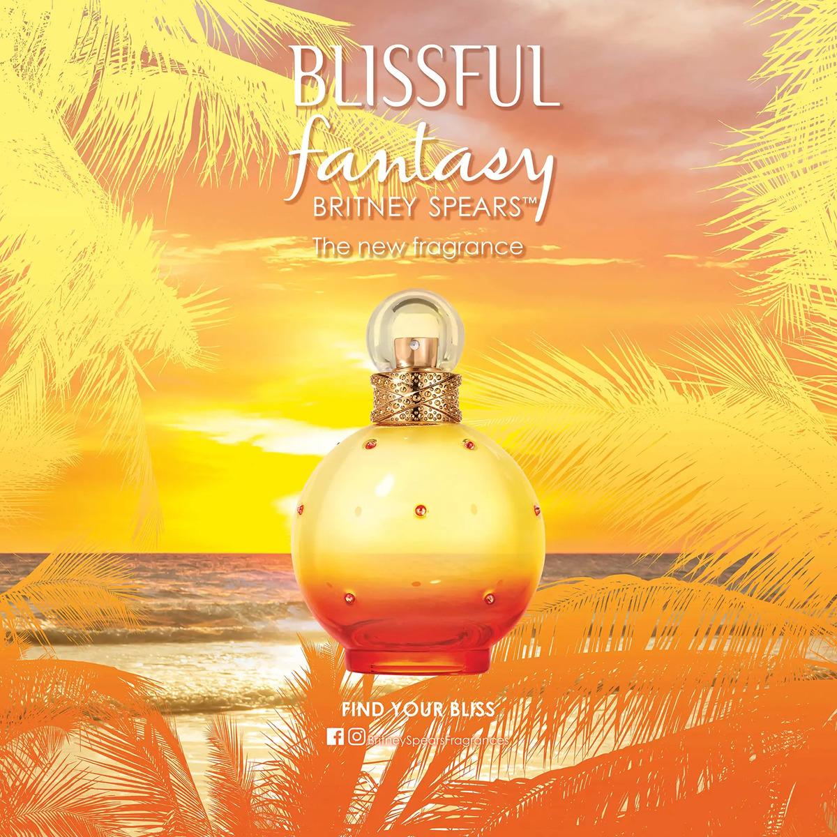 Fantasy Blissful Britney Spears 100 ml Edt Spray - Mujer