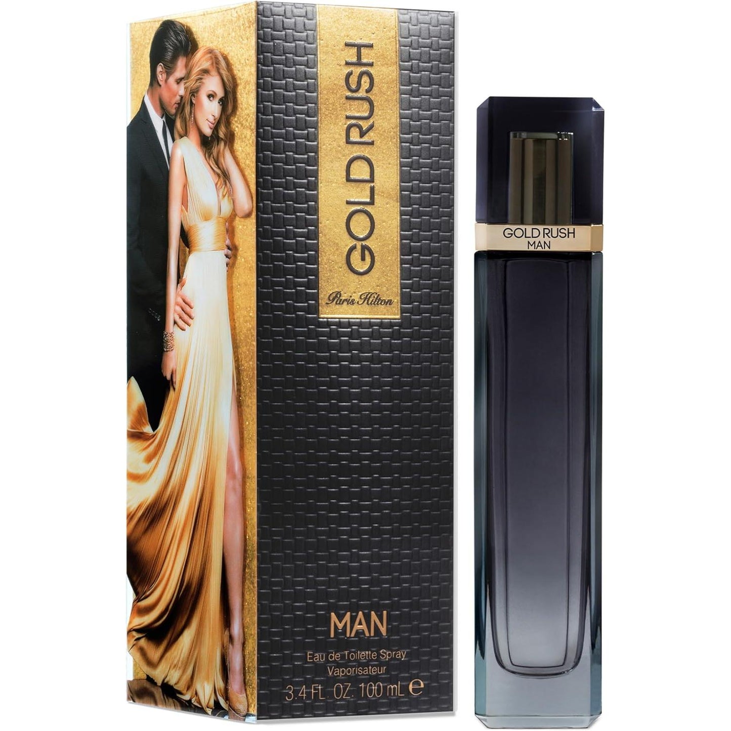 Gold Rush Man Paris Hilton 100 ml Edt Spray - Hombre