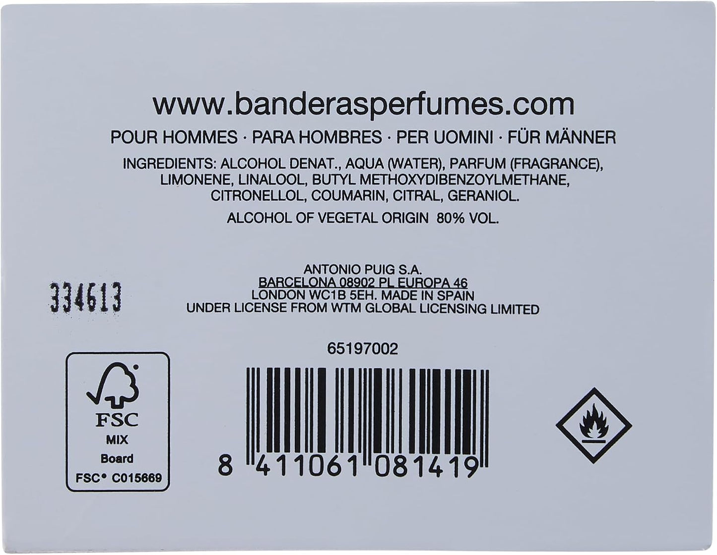 Banderas Power Of Seduction 200Ml Edt Spray - Hombre