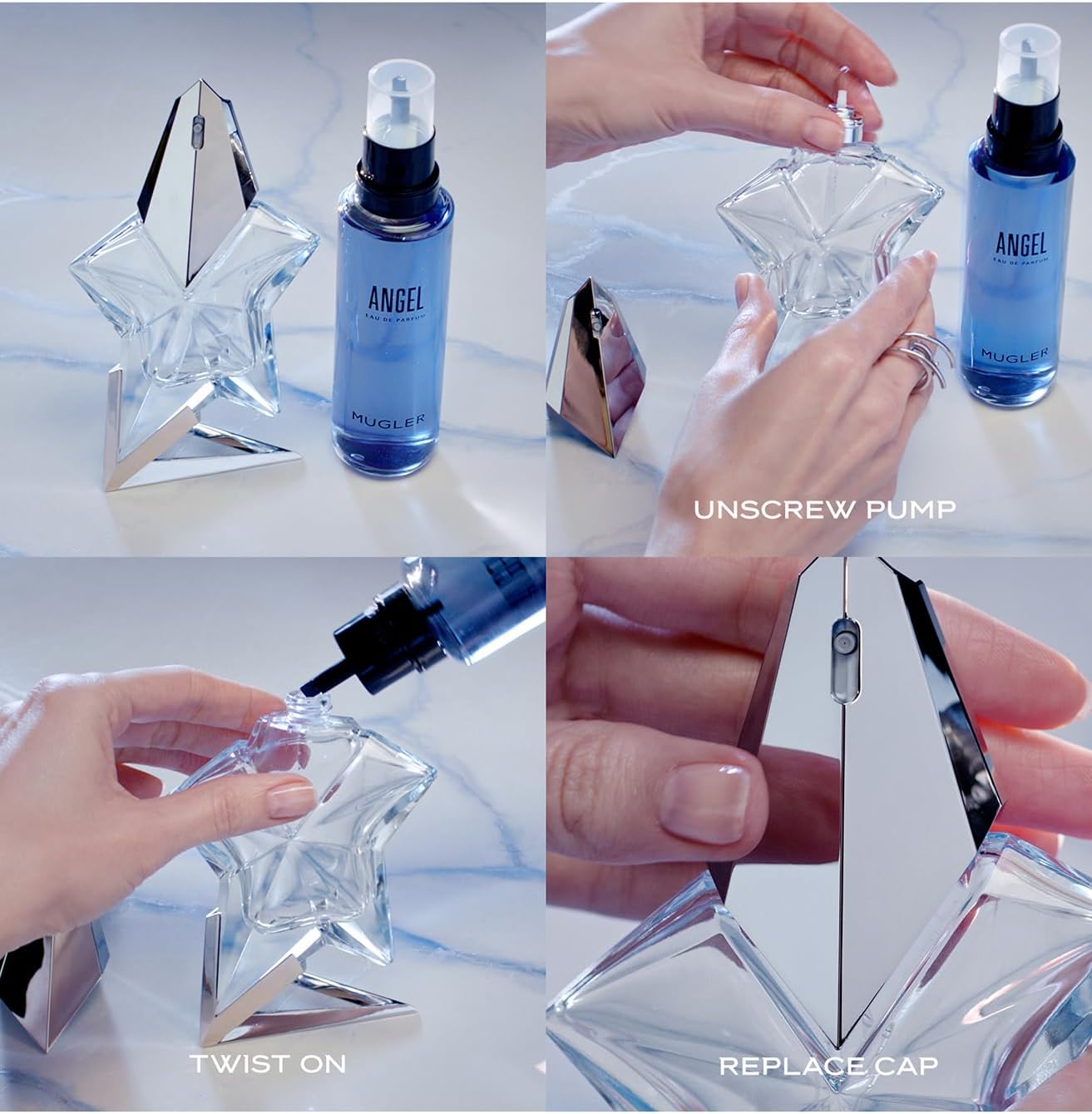 Mugler Angel Refill Bottle 100Ml Edp - Mujer