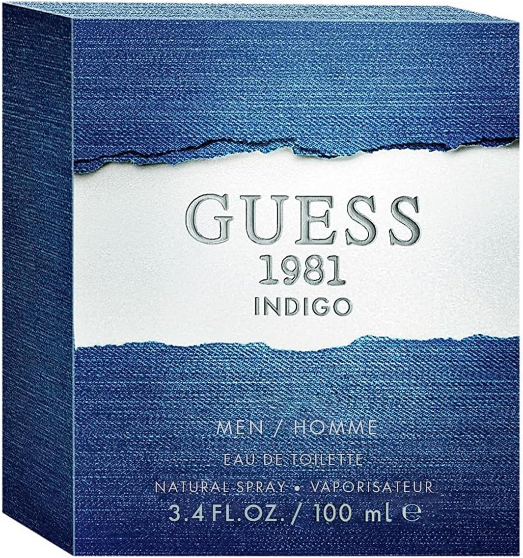 Guess 1981 Indigo Men 100 Ml Edt Spray Guess - Hombre