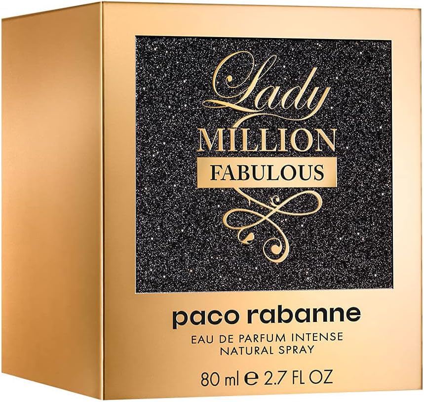 Lady Million Fabulous Intense 80 Ml Edp Spray - Mujer