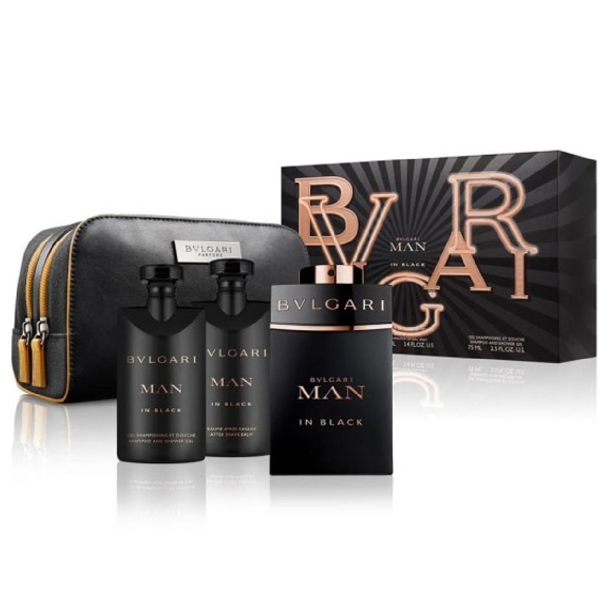 Set Bvlgari Man in Black Caballero Bvlgari 4 pz - PriceOnLine