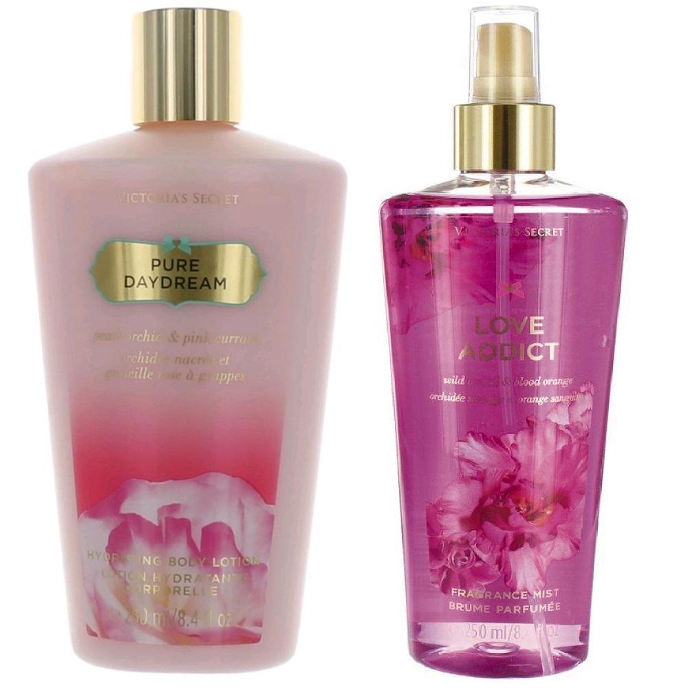 Duo Crema Pure Daydream 250 ml + Mist Love Addict 250 ml Victoria Secret - PriceOnLine