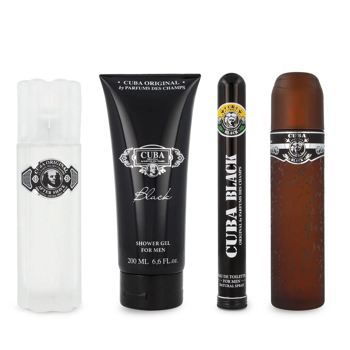Set Cuba Black Caballero Des Champs 4 Pz