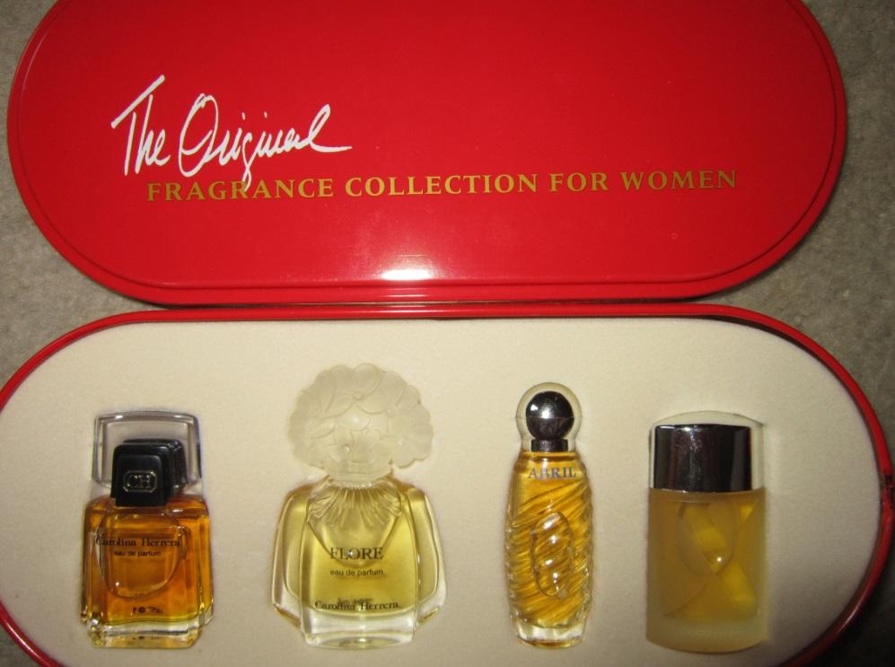 Set Miniaturas Dama Piug 4 Pz X 5 ml C/U ( Carolina Herrera-Xs Pour Elle-Aquaflorale-Abril - PriceOnLine