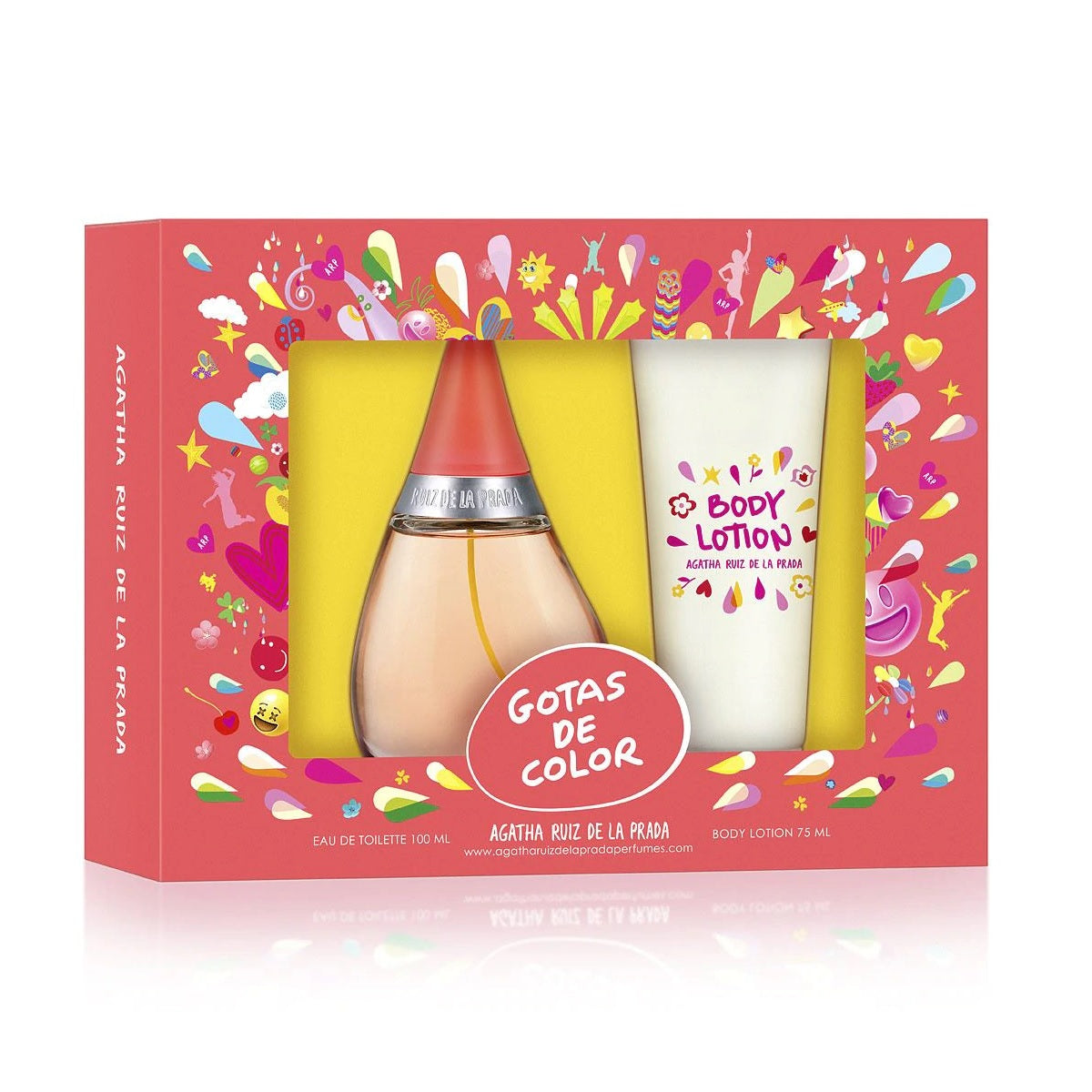Set Gotas De Color Dama Agatha Ruiz De La Prada 2 Pz - PriceOnLine