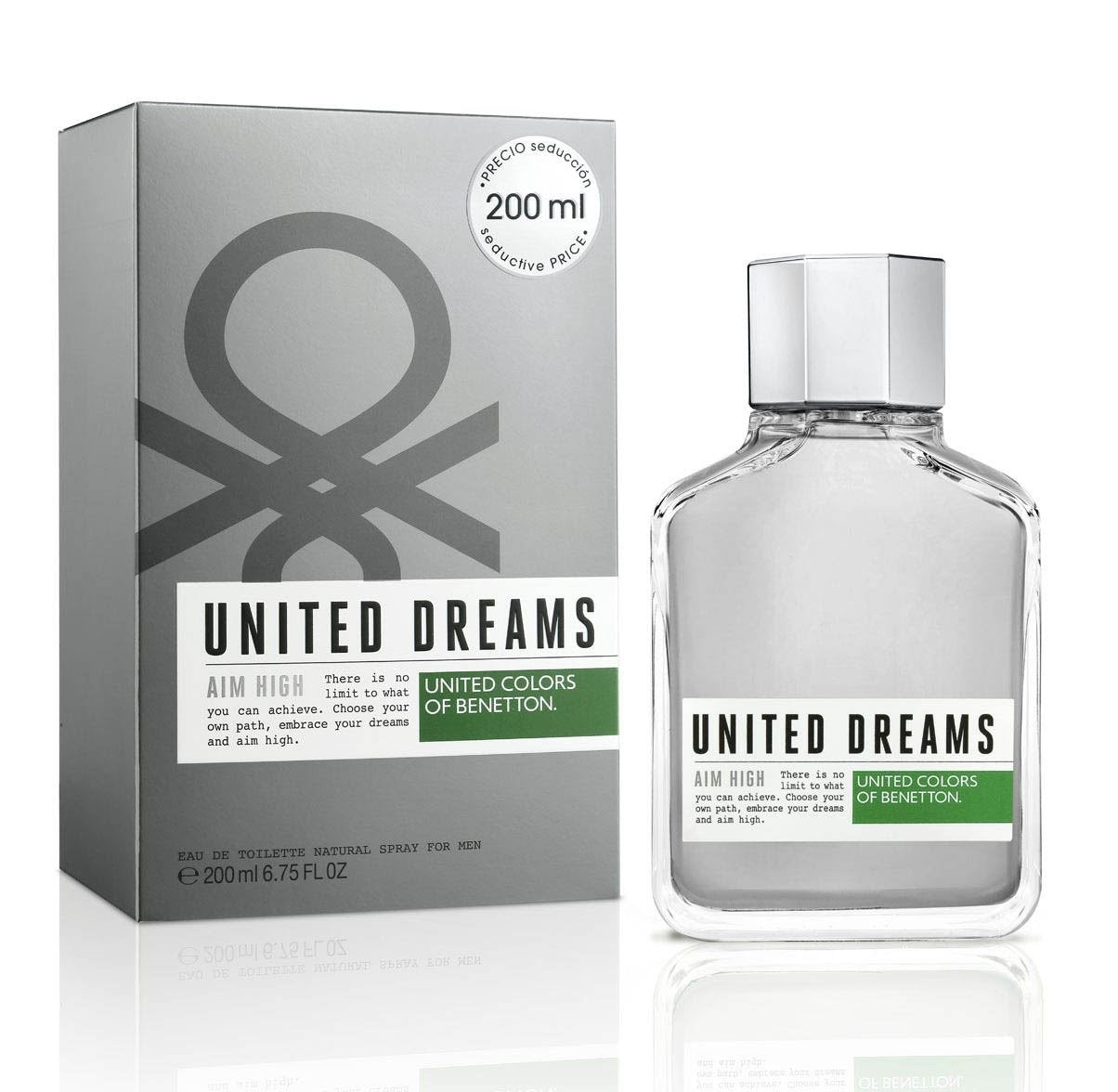 United Dreams Aim High Caballero Benetton 200 ml Edt Spray - PriceOnLine