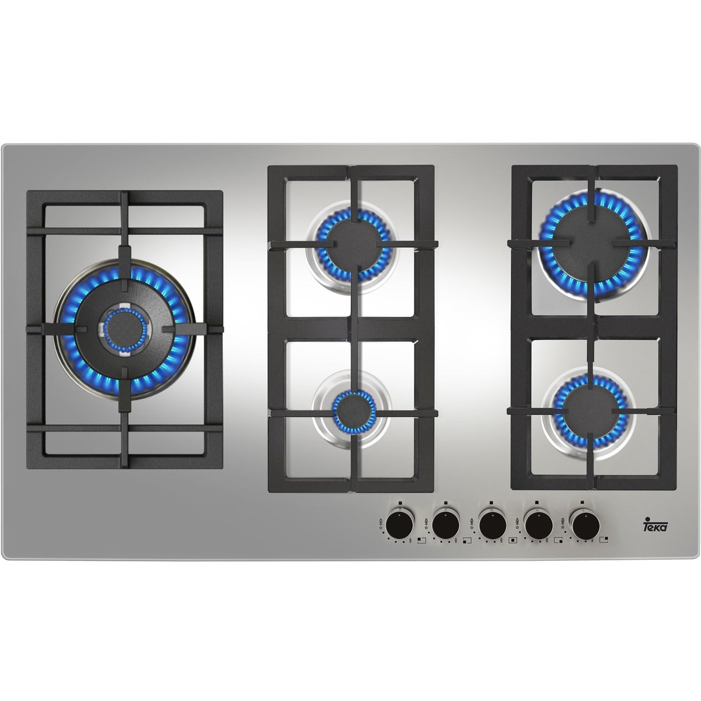 Parrilla Teka Empotrable EFX 90.1 5G AI AL DR CI LEFT Gas Inox 40211632 - PriceOnLine