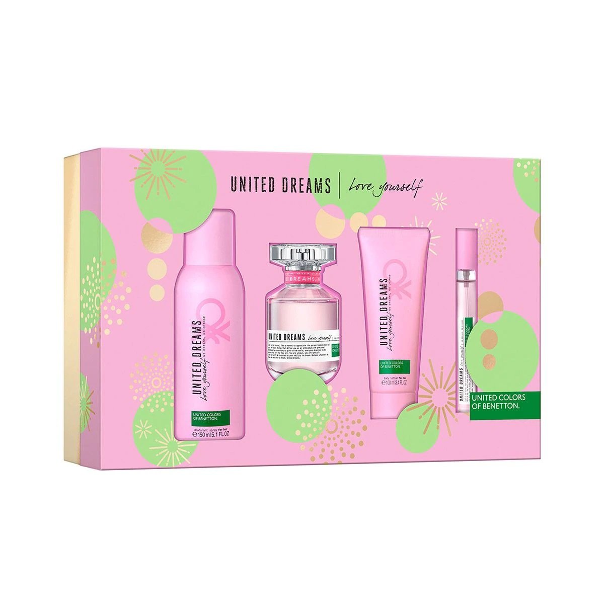 Set United Dreams Love Yourself Dama Benetton 4 Pz - PriceOnLine