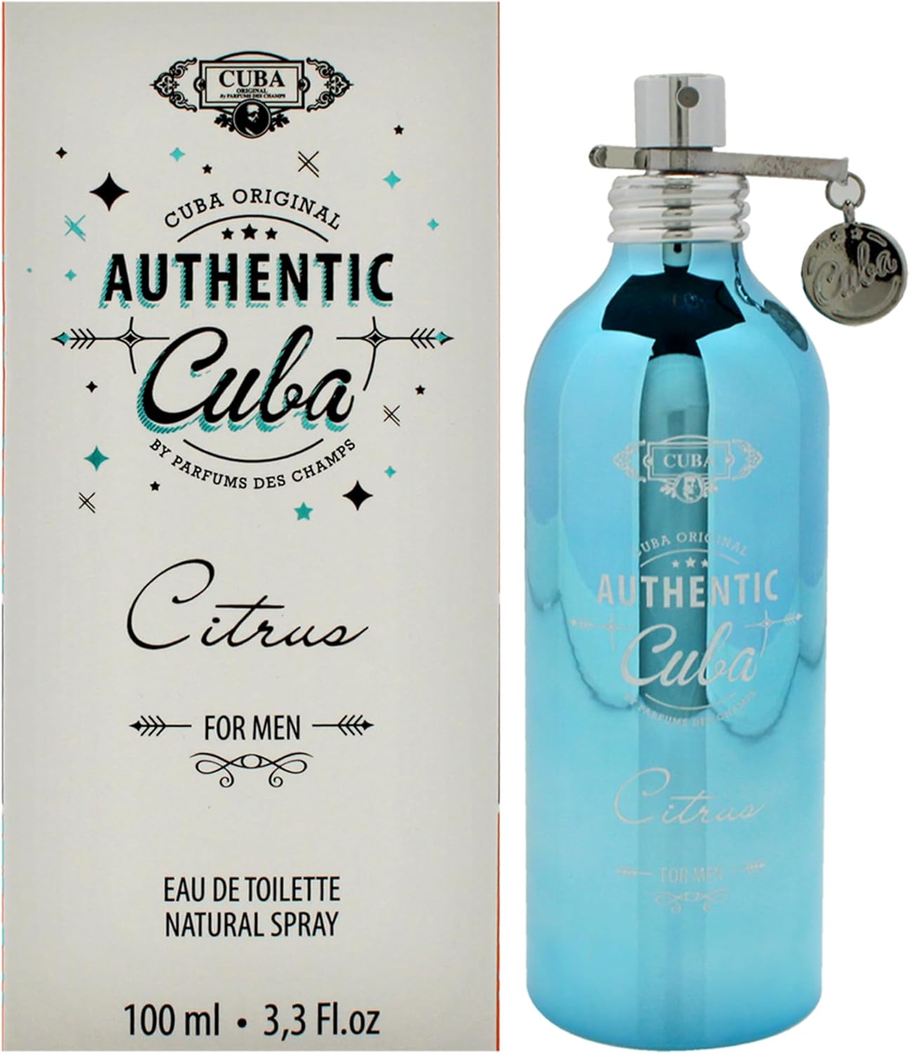 Cuba Authentic Citrus 100Ml Edt Spray - Hombre