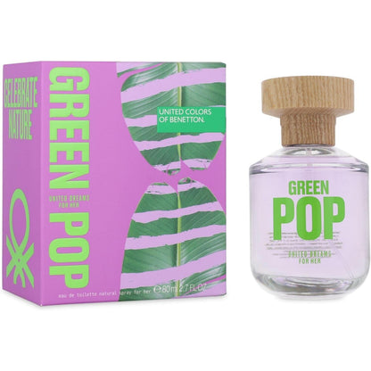 Benetton Green Pop 80Ml Edt Spray - Mujer