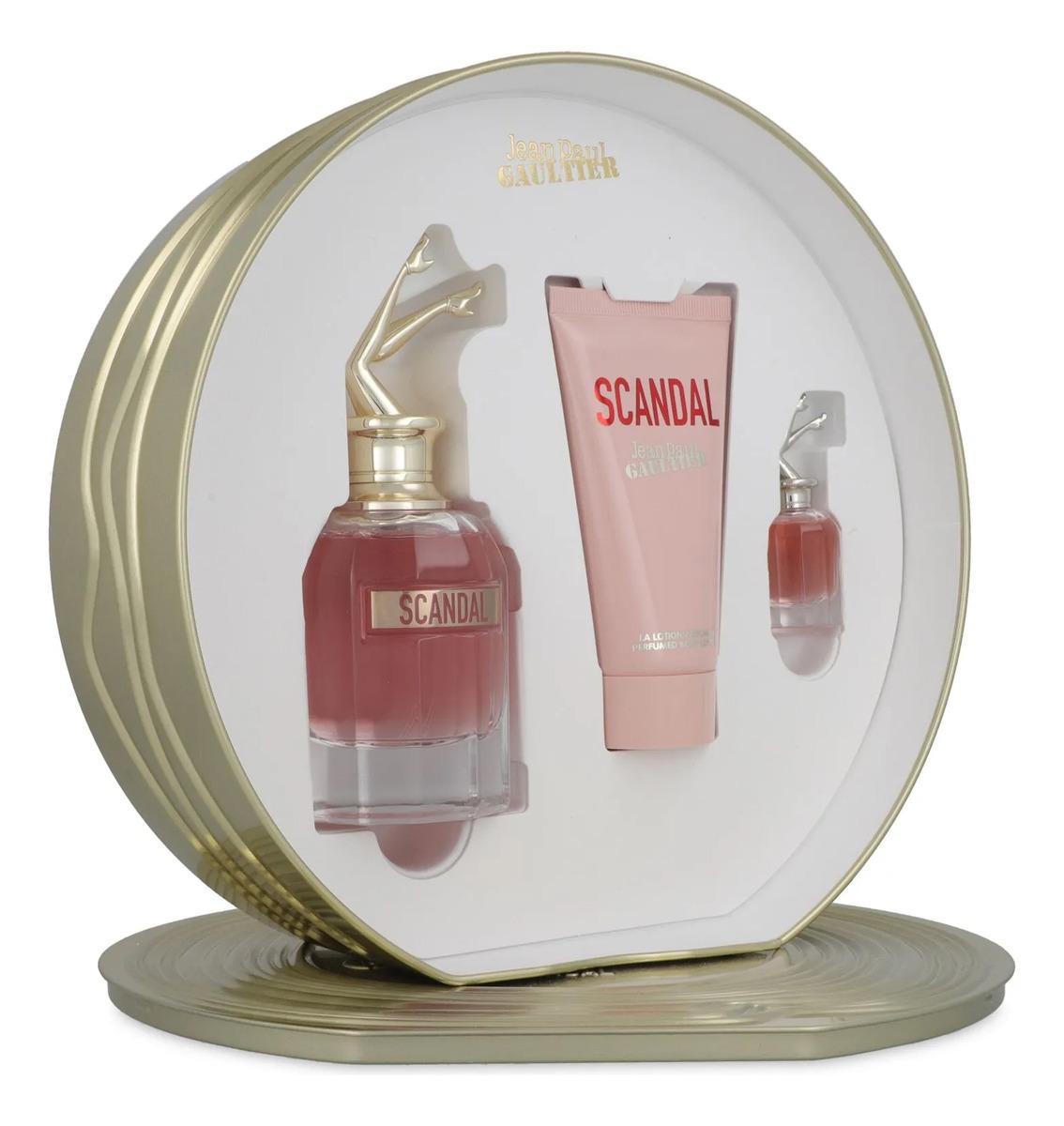 Jean Paul Gaultier Set Jean Paul Gaultier Scandal 3Pzs 80Ml Edp Spray/ Body Lotion 75Ml/ 6Ml Edp Para Mujer