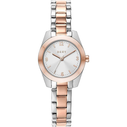 Donna Karan Reloj NY2923 para Mujer con Diseño Elegante y Pulsera de Acero Inoxidable y Oro Rosado