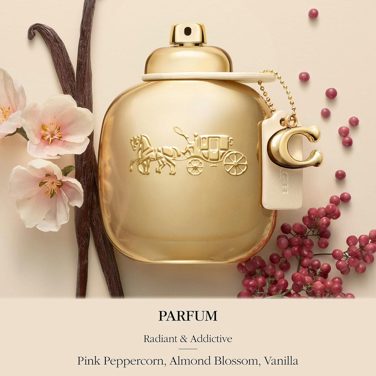 Coach Perfume Gold 90Ml para Mujer - Fragancia Elegante y Duradera - Spray de Alta Calidad